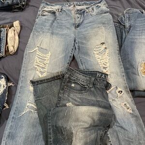 Hannah strait leg 2 pair of jeans